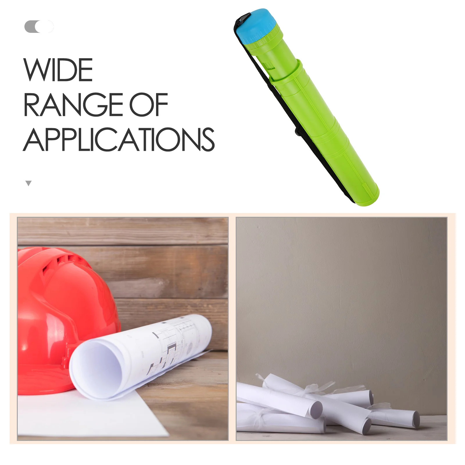 تمديد المشارك أنبوب تصغير الفن التخزين 42 إلى 76 سنتيمتر الدورية مخطط حامل مستندات حمل أنبوب ملصق صغير