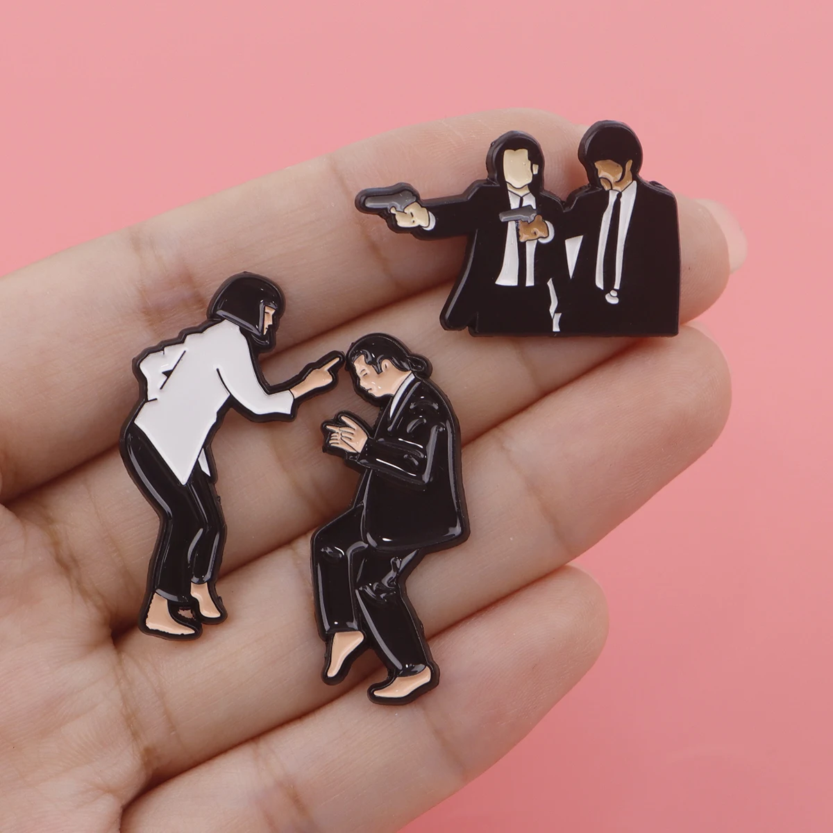 

Classic Movies Enamel Pin Punk Brooch Pines Lapel Pins Badge on Backpack Costume Accessories Funny Jewelry Gifts for Friends