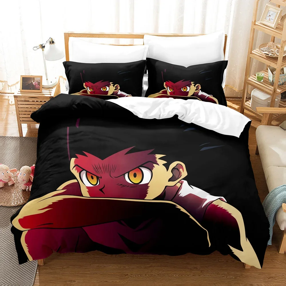 New Hunter X Hunter Killua Bedding Set Single Twin Full Queen King Size Bed Linens Aldult Kids Home Decor Duvet Cover Gift