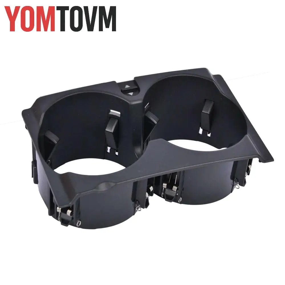 

Подходит для Mercedes-Benz E350 E400 E55, пластиковый черный автомобильный двойной подстаканник, автомобильный держатель для стаканов