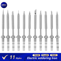 Replacement Tips for TS100/Pine64/TS101 Mini Smart Soldering Iron – Compatible with K/KU/I/D24/BC2/C4/C1/JL02