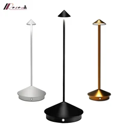 Creative Rechargeable Table Lamp Dining Touch Led Hotel Bar Coffee Pina Pro Table Lamp Lampada Da Tavolo Decorative Desk Lamp