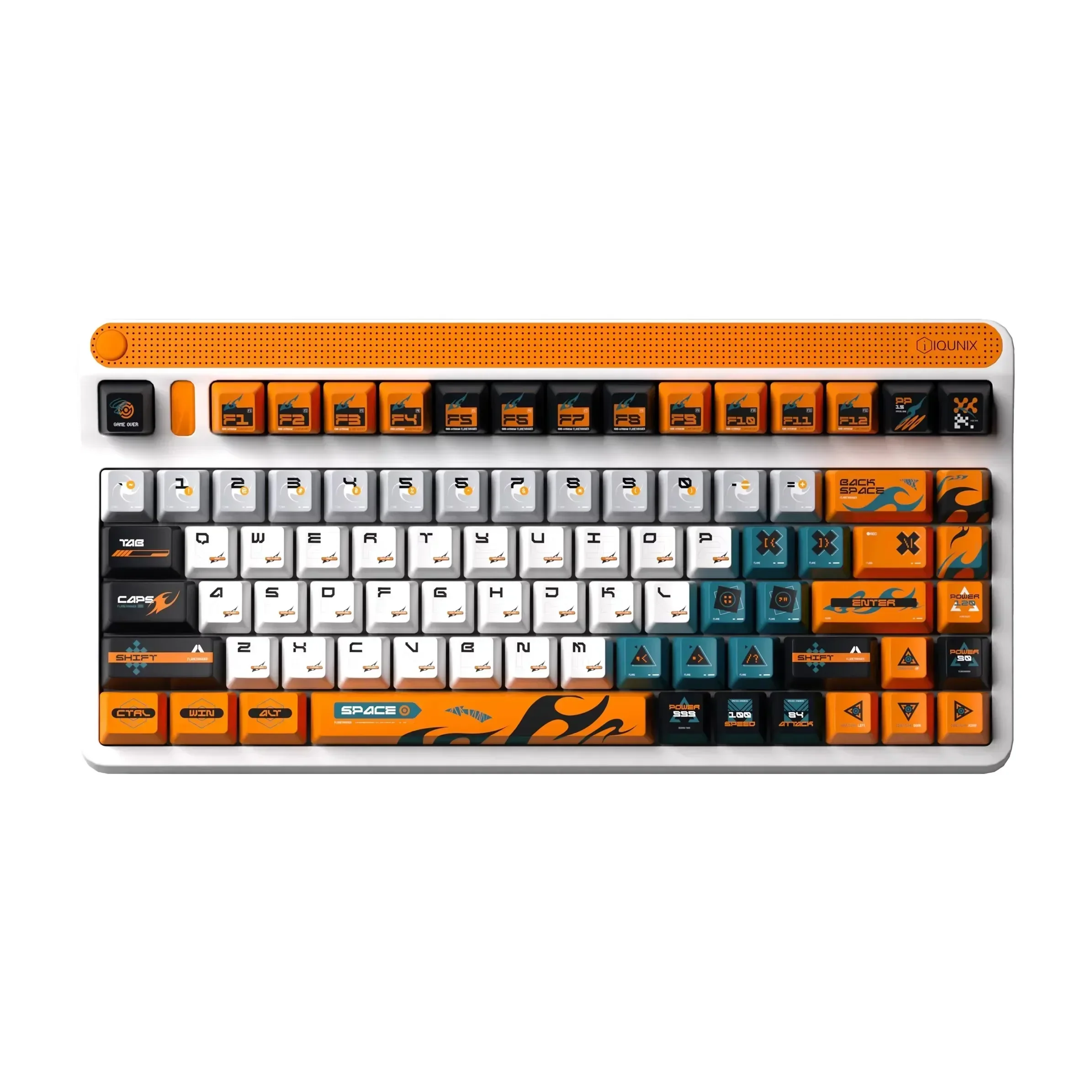 136/157 Keys Magnetic Switch PC Mechanical Keyboard Keycap Jet Flame Game Accessories Five Sided Heat Sublimation Christmas Gift