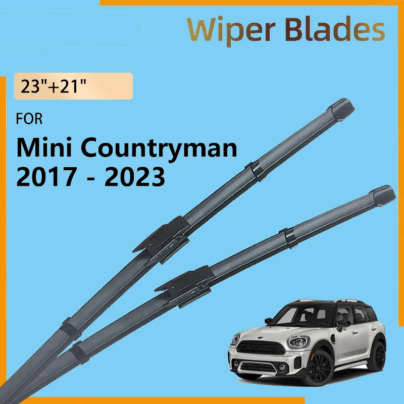 

For Mini Countryman F60 Cooper S 2017 - 2023 2022 2021 2020 2019 2018 Car Front Wiper Blade Windshield Windscreen Window Brushes