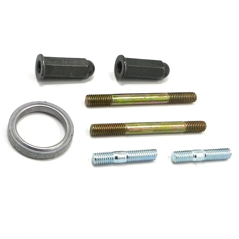 Exhaust Muffler Repair Install Screw Bolt Nut Gasket For GY6 50cc 60cc 80cc 125cc 150cc Scooter ATV( Random color)