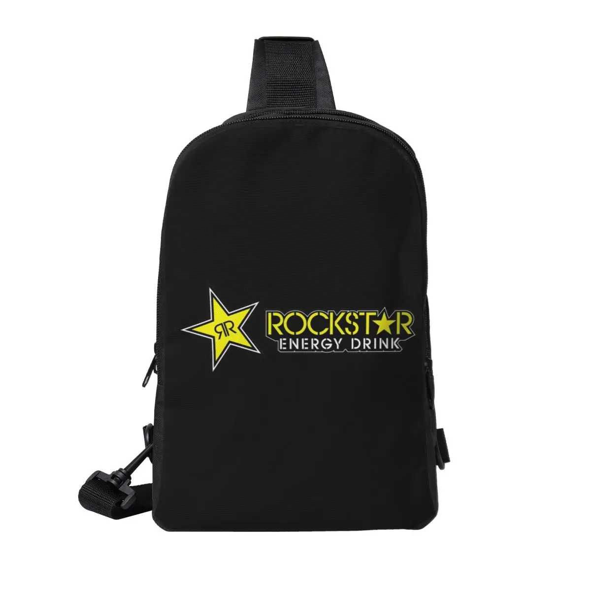 

Rockstar Energy Drink Chest Bag Men Sling Crossbody Backpack Chest Bag Traveling Hiking Daypack Shoulder Bag