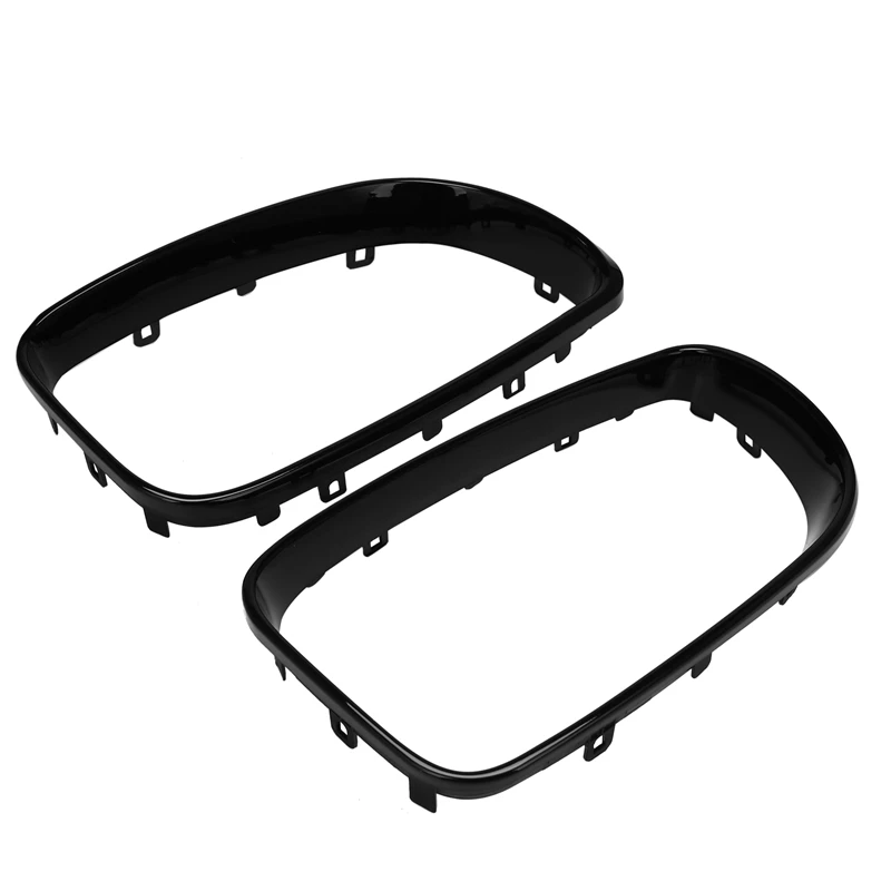 1Pair ABS Front Central Grille Frame For BMW 3 Series E90 E91 08-11 JLD 51137166439 51137322209