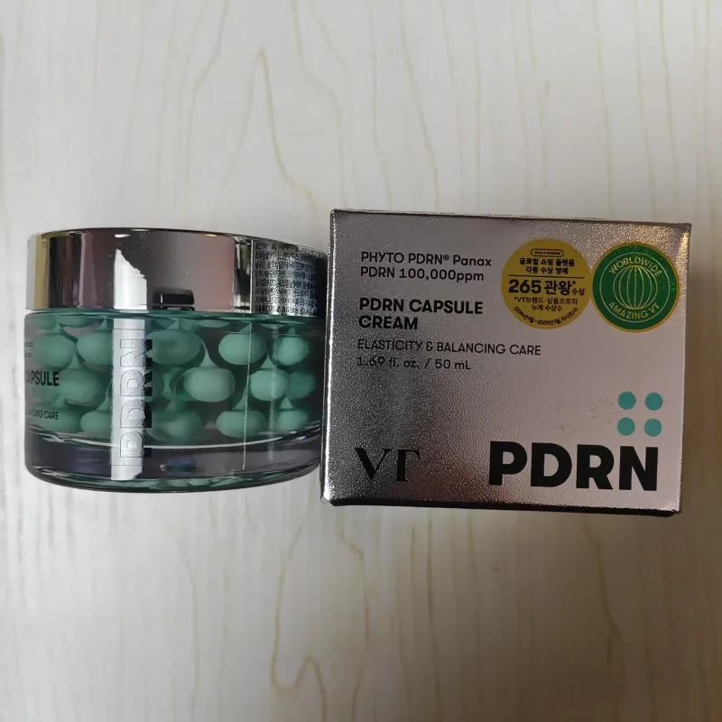 

Korea New VT PDRN Capsule Cream 50ml Radiant Protects Skin Barrier Nourishing Moisturizing Elasticity Balancing Care Skin Care