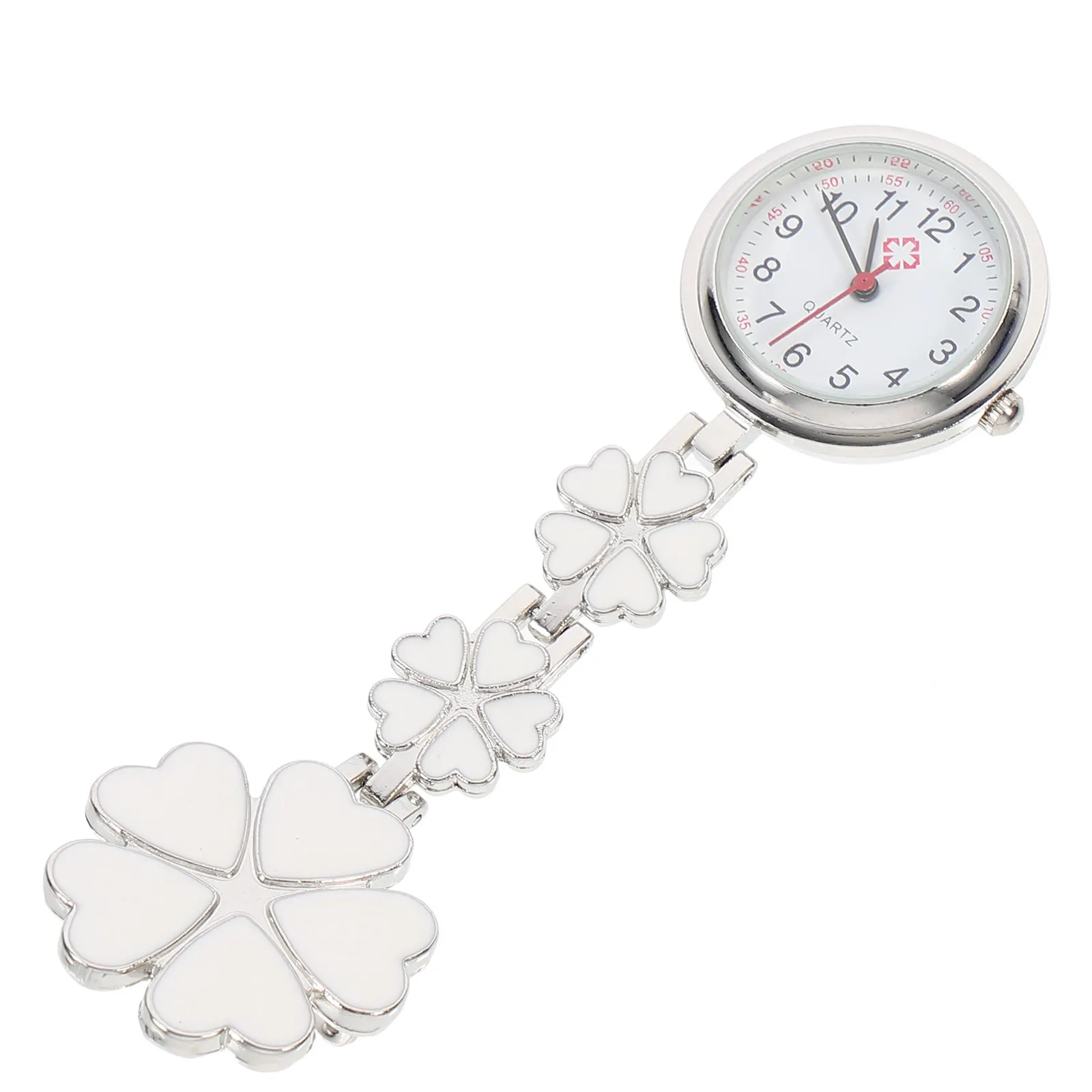 

1 шт. Элегантные карманные часы в форме сердца для медсестер, премиум-класса, из цинкового сплава, декоративные, подвесные, миниатюрные, для женщин-медработников