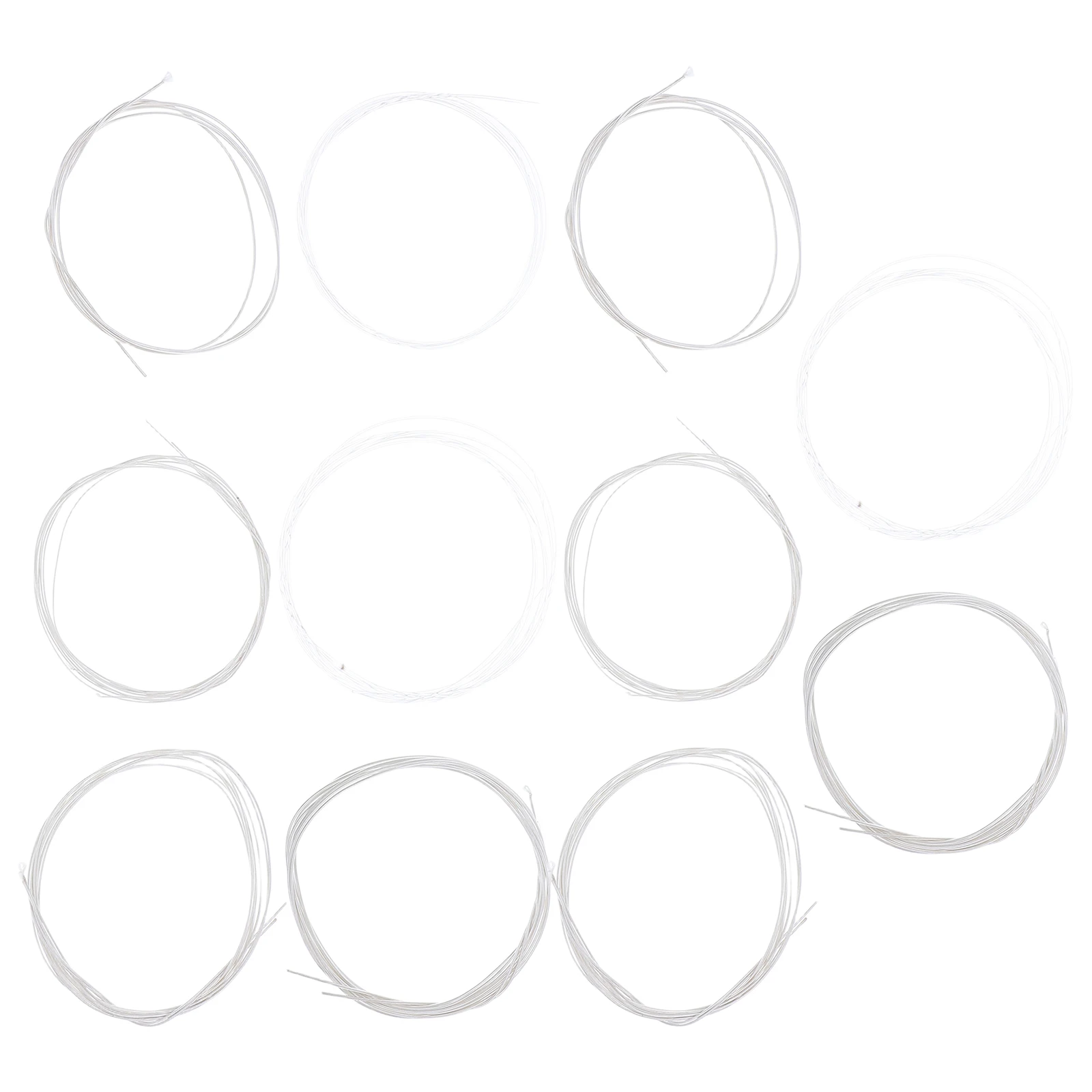 

11 Pcs Silver-plated Nylon Strings Oud Accessories Accessory Parts Precision Copper Alloy