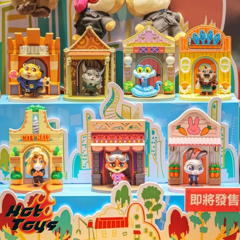 

Genuine Hot Toys Zootopia 2 Blind Box Mini Figure Set Nick Judy Anime Figures Clawhauser Gideon Bogo Mystery Box Gift Toy