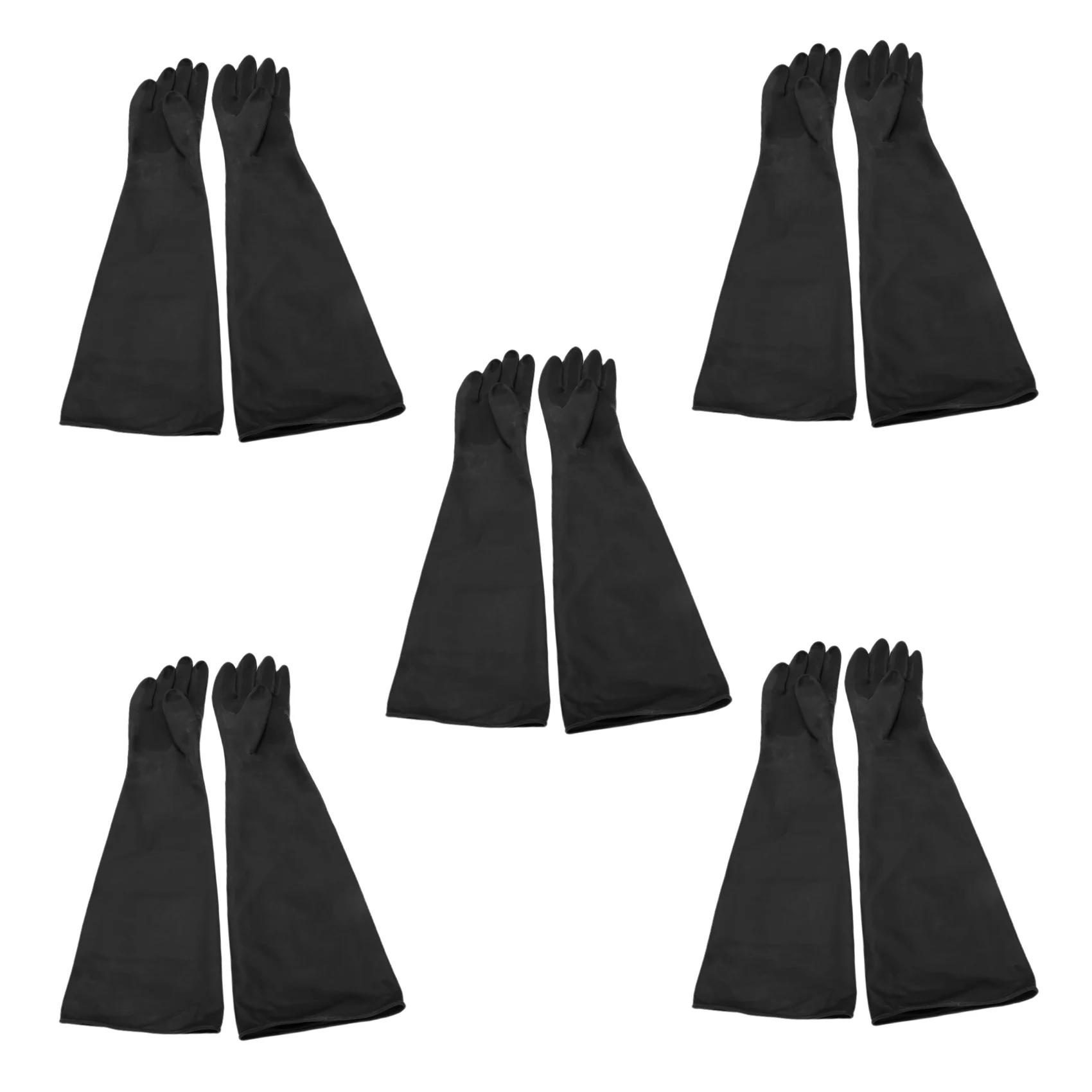 Daily Sale 10X Sand Blasting Gloves For Sandblast Cabinet Gloves 60X20cm