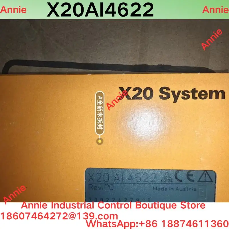 

4-channel analog input module X20AI4622