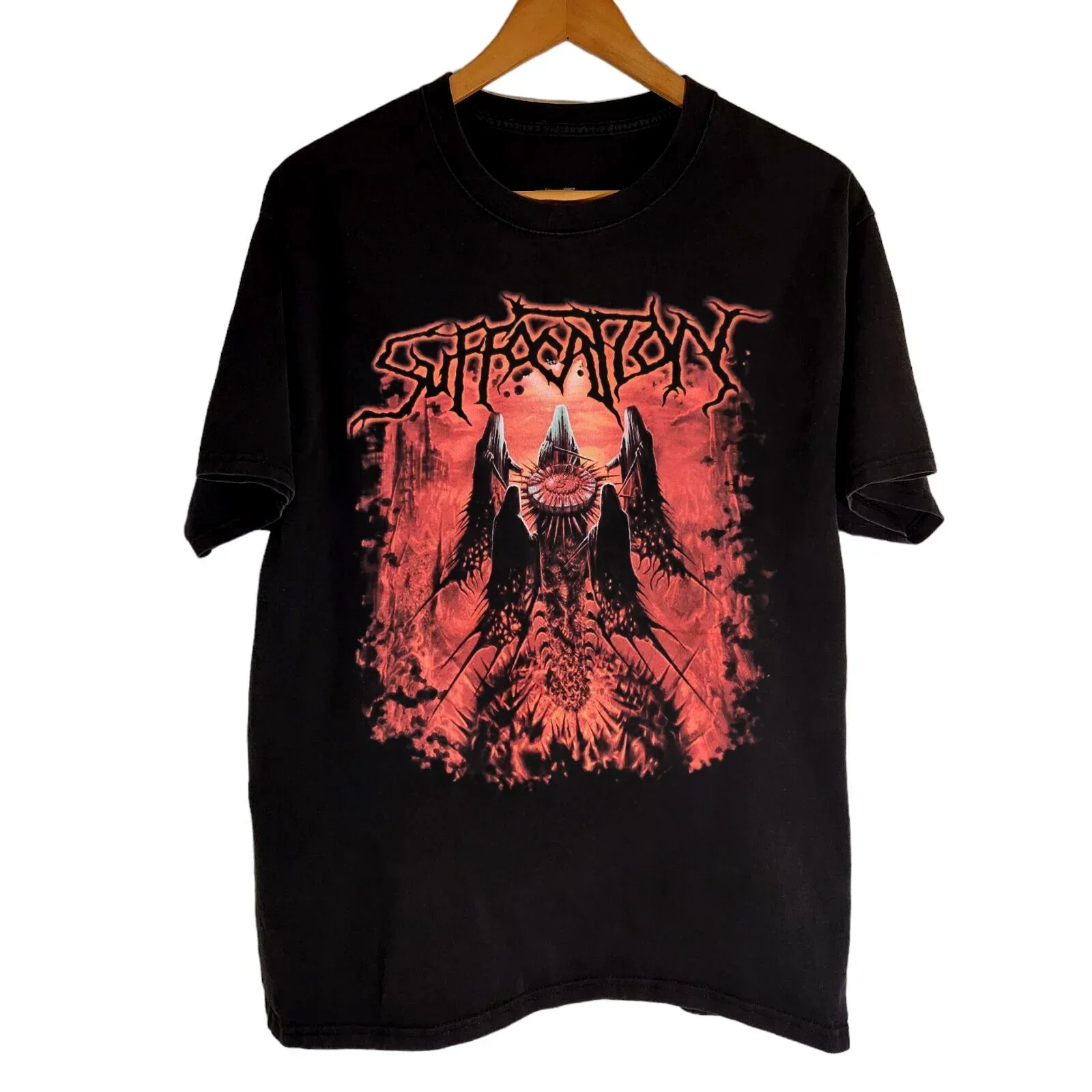 Suffocation Blood Oath Short Sleeve Cotton Black All Size Gift Shirt AC2345