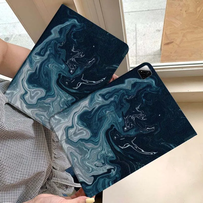 

Blue Starry Floral Pattern Tablet Case For Xiaomi Redmi Mini Pad SE K 2 4 5 6 7 8 2023 2025 11 8.8 11.2 10.1 Pro Gift