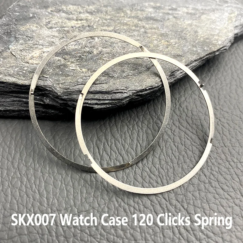 Mod NH35 Case SKX Bezel Click Spring Fits for SKX007 SKX009 SKX173 SKA35 Watch Case 120 Clicks Unidirectional Bezel Spring