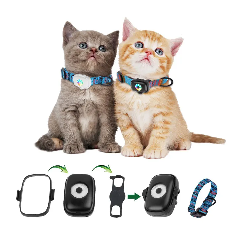 New Smart Pet  with GPS Accurate 3-Meter Positioning LED Flashes and Beeps for Easy Finding of Dogs and Cats at Night