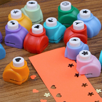 Handmade Scrapbook Punch Tool - Mini Hole Puncher for DIY Card Craft, Flower Shapes, and Calico Printing