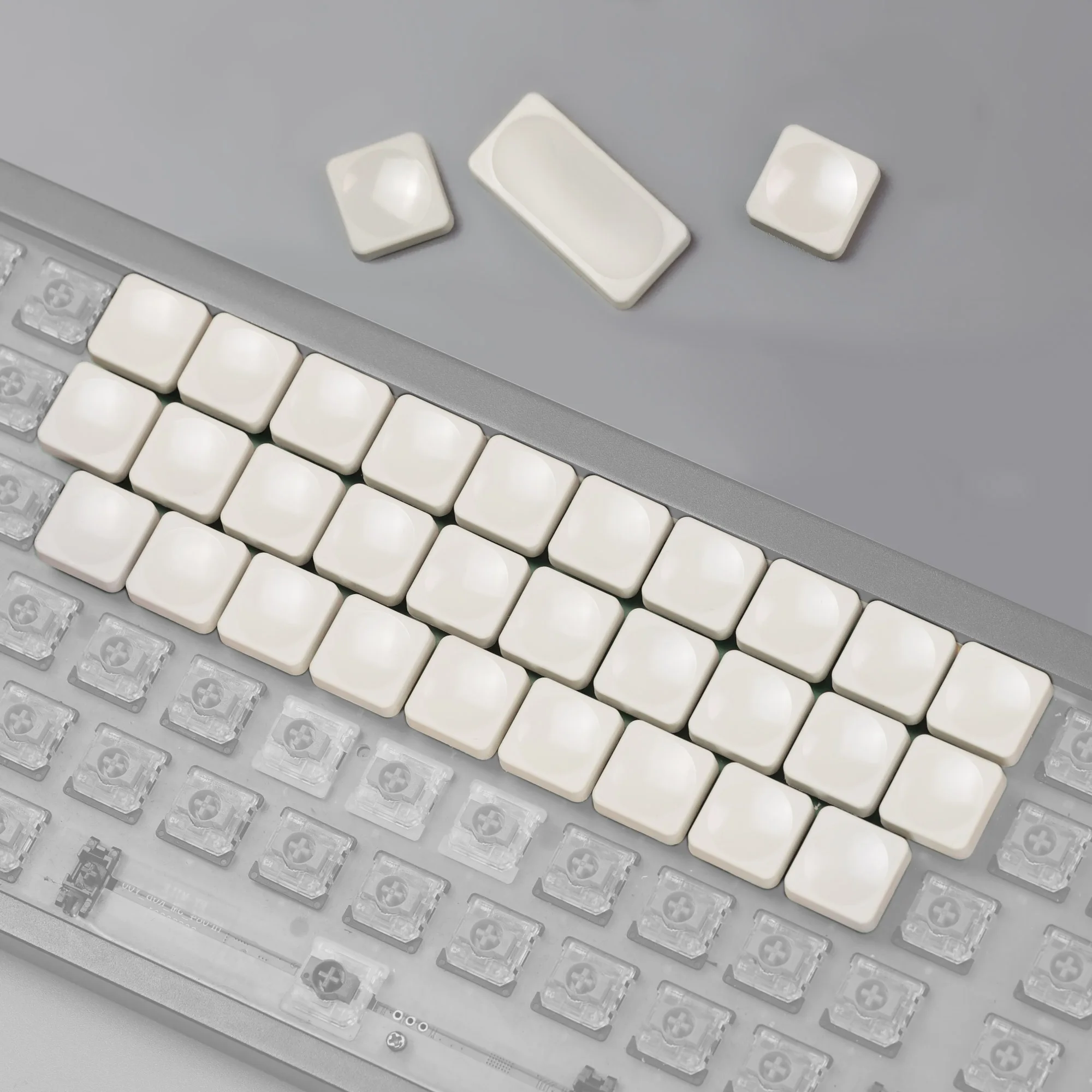 50pcs CFX  Low Profile PBT Keycaps for Low Profile MX Switch Mechanical Keyboard Ultra Thin Keycaps