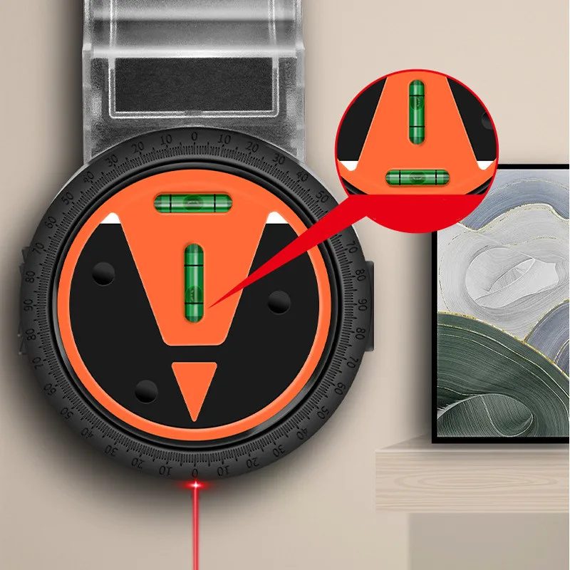 Colector de polvo de perforación eléctrica, nivel láser de 360 °, taladro de vacío de succión de pared 2 en 1, colector de polvo, Herramientas de