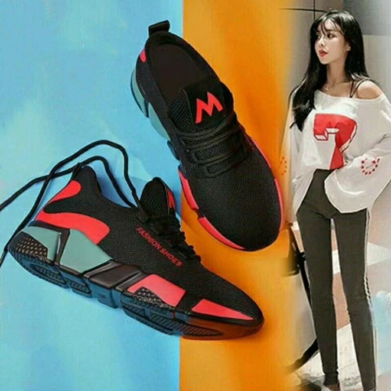 New 2024 Shoes for Women Summer Breathable Ladies Lace Up Sports Platform Sneakers Women Walking Designer Shoes Zapatos De Mujer