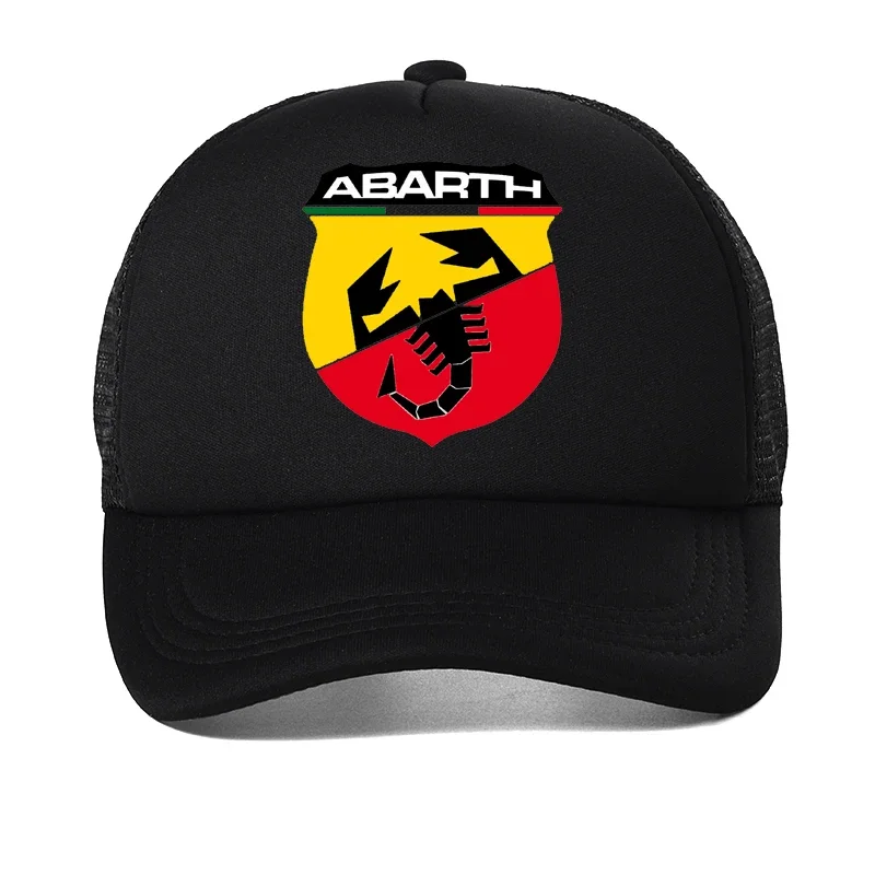 

Abarth Scorpion Racing cap Men Women Trucker hat Classic Fashion Adjustable Baseball caps summer Mesh breathable cap Casquette