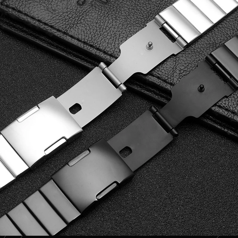 28mm Solid Steel Watch Strap For SEVENFRIDAY M2/02 P1B/01 Stainless Steel watch band  Black Silver  Watch Bracelet