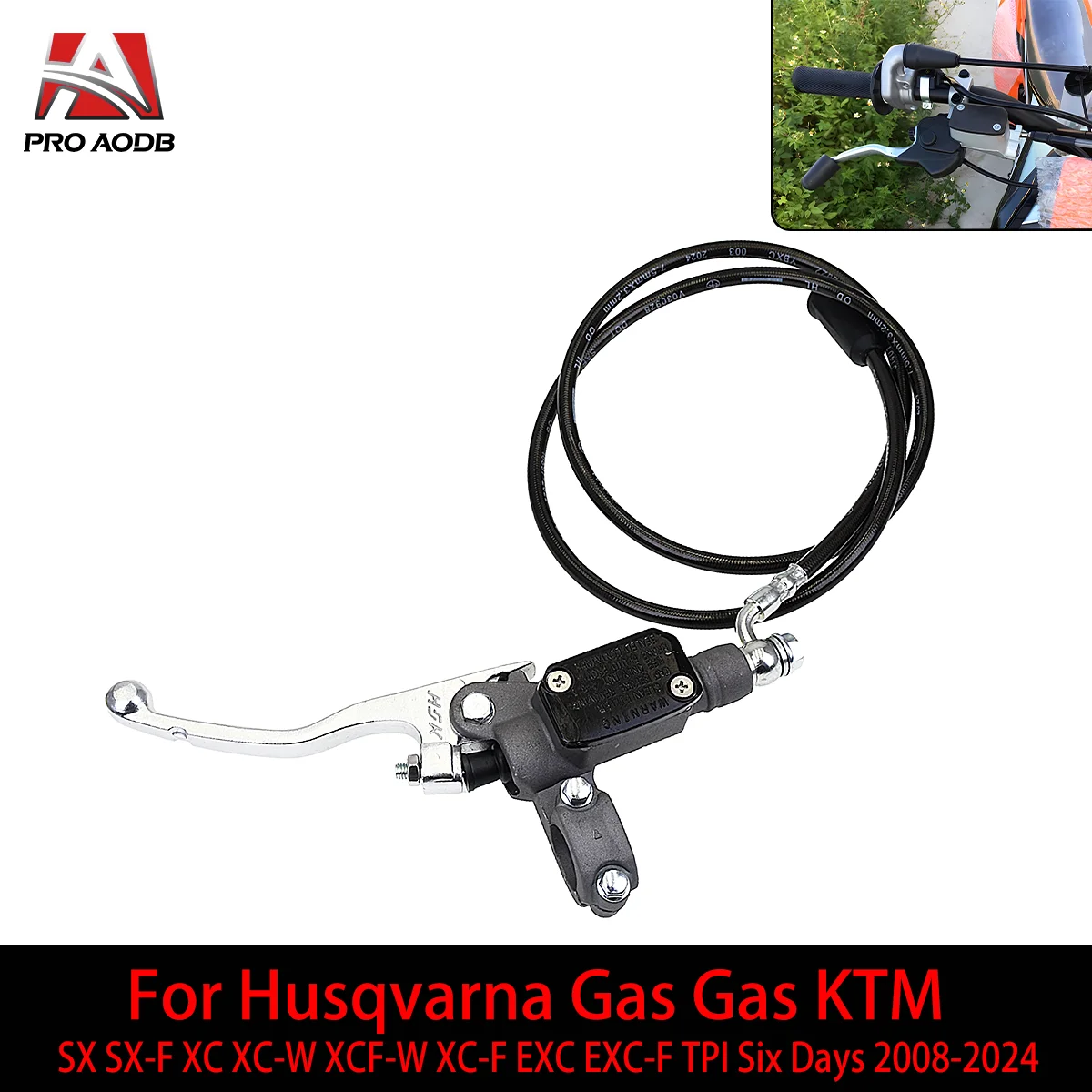 

Motorcycle Hydraulic Clutch Master Cylinder Brake Repair Upper Pump CNC Handle Lever For KTM Husqvarna 125-501 TE FE TC FC TX FX