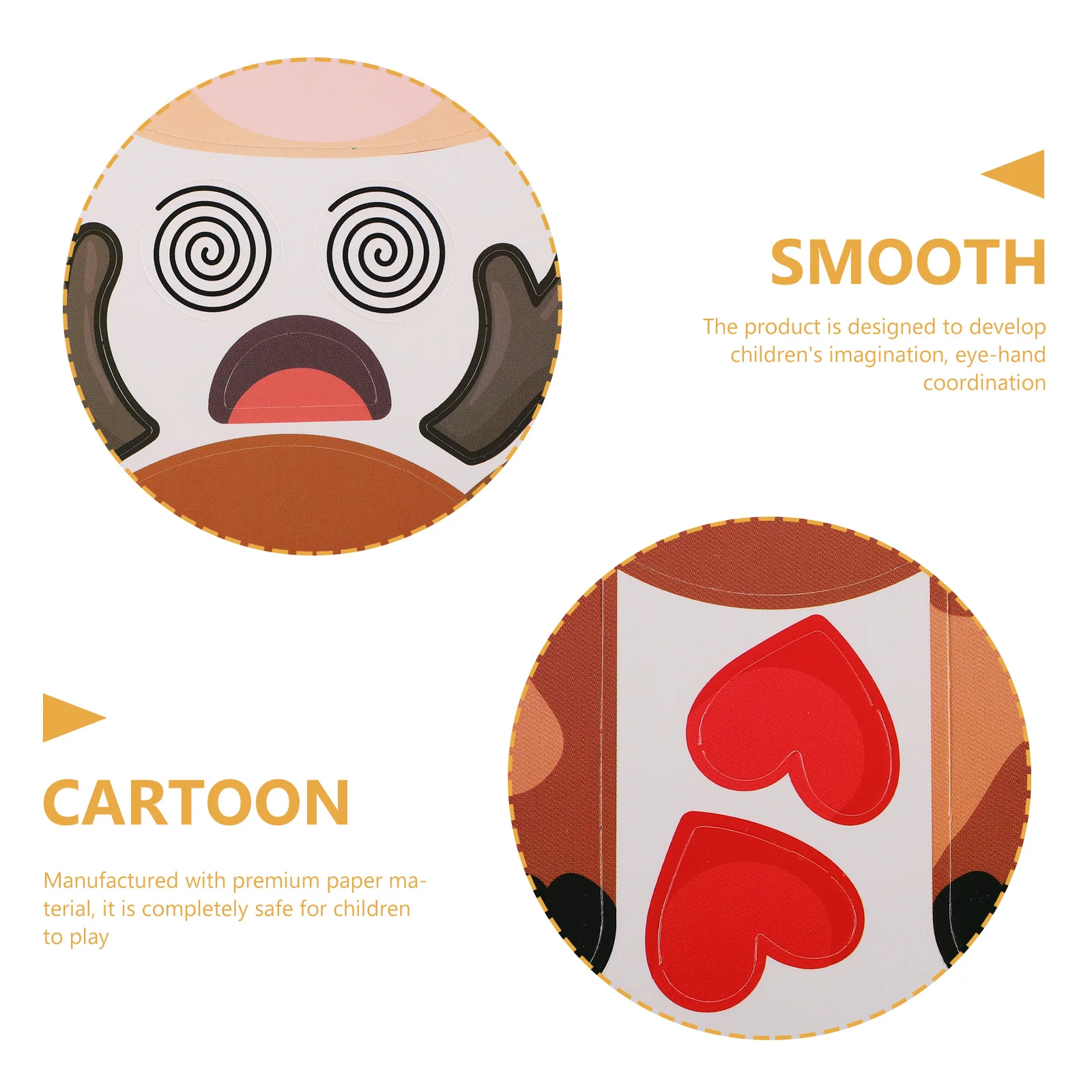 

2 Pcs Cartoon Door Tags DIY Sign Hanging Signs Decorations Supplies Animals Knob Adorable Animal-shaped Lovely