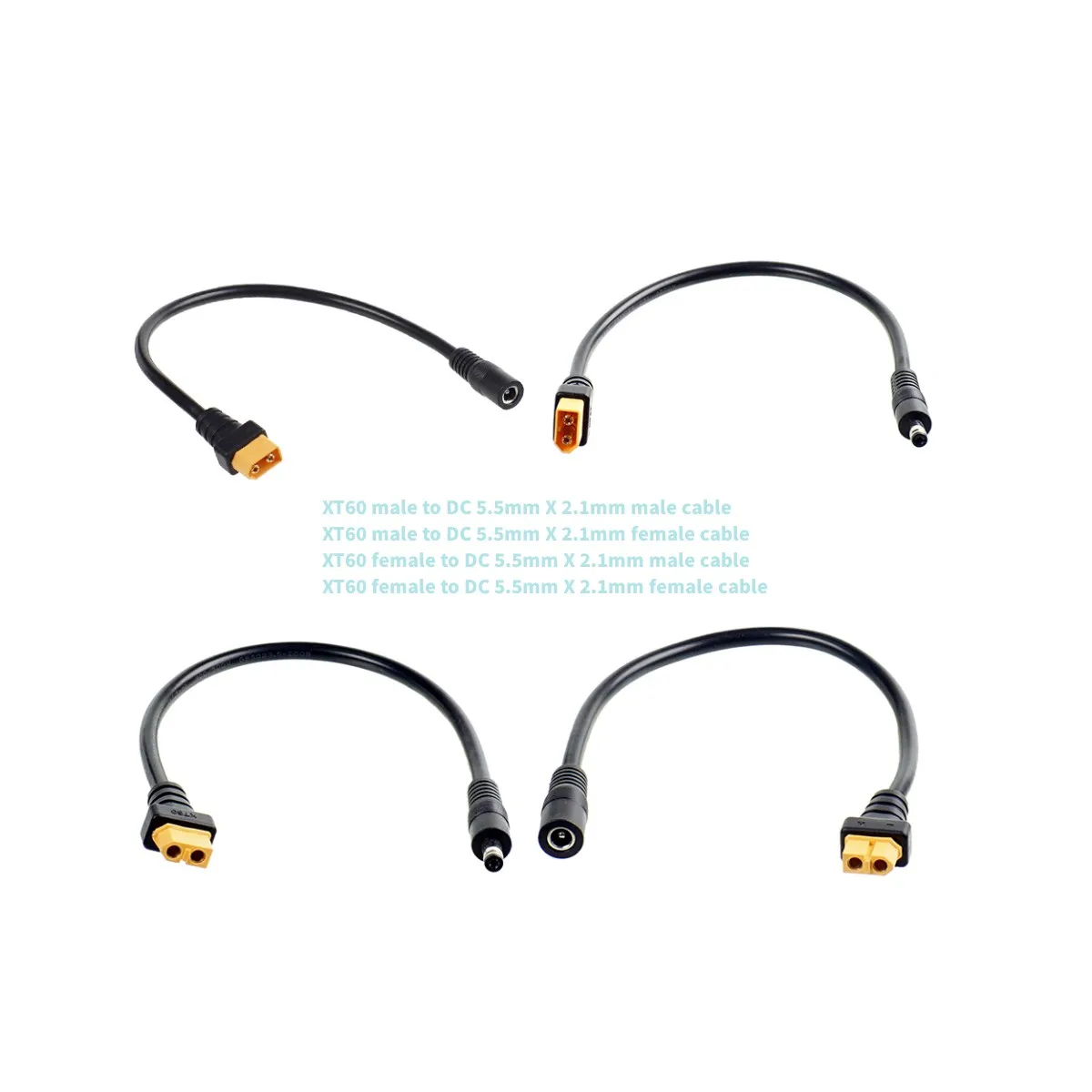 Câble de chargement XT60 pour alimentation du moniteur FPV Fats-Hark Sky-Zone, cordon d'alimentation pour drone