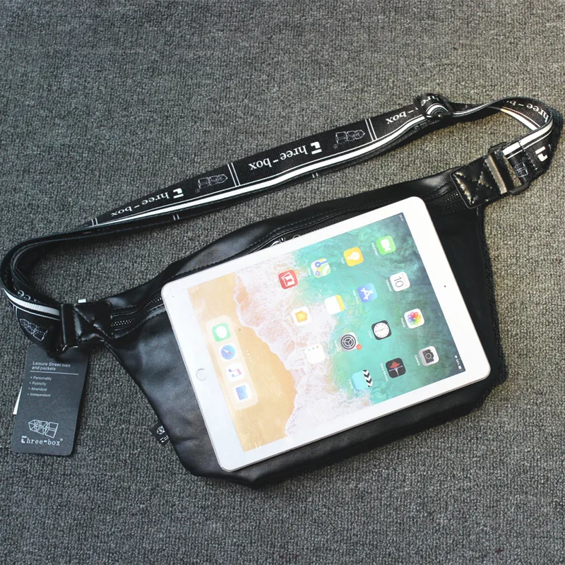 Teebox Modna męska torba na klatkę piersiową Jedno ramię Sportowa torba rowerowa Skośna torba Miękka skóra Duża pojemność Casualowa torba crossbody