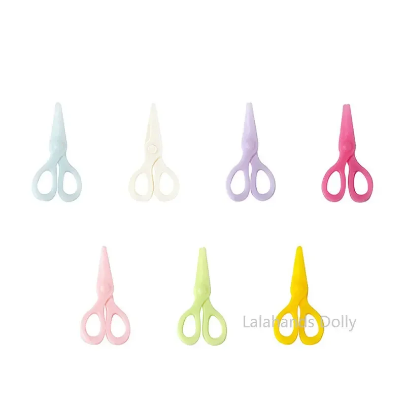 1:12 Dollhouse Mini Plastic Scissors Model for OB11 Dollhouse Furniture Tool Accessories