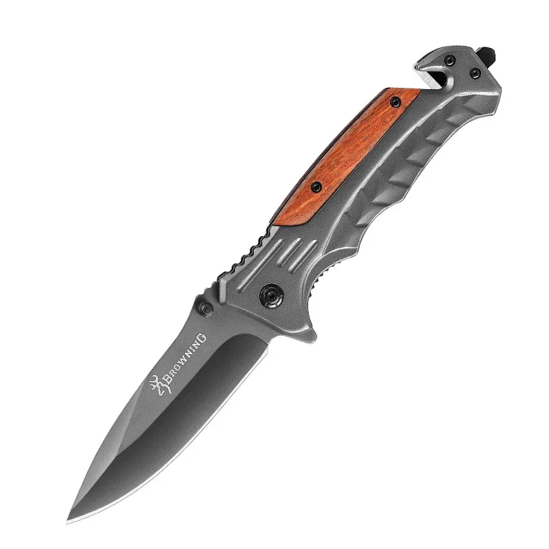 Stainless Steel Outdoor Mini Folding Knife High Hardness Defensive Folding Knife Multi-purpose Camping Survival Knife