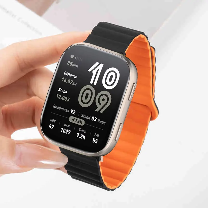 Per Huawei GT5pro GT6pro 46mm cinturino magnetico in silicone 22mm cinturino per Amazfit Bip 5 6 GTR 47mm GTR 2e braccialetto cinturino accessorio