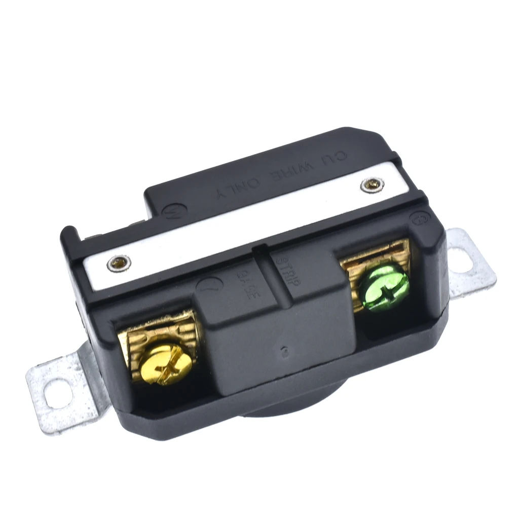 Assembled UL NEMA L6-30P L6-30R US 30A wired industry connector America Tripolar male female anti-loose locked plug socket