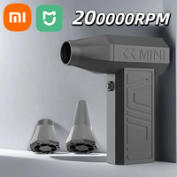 XIAOMI 200000RPM Brushless Turbo Jet Blower Powerful Air Blower Vacuum Portable Type-C Charging Dust Cleaner Electric Dryer