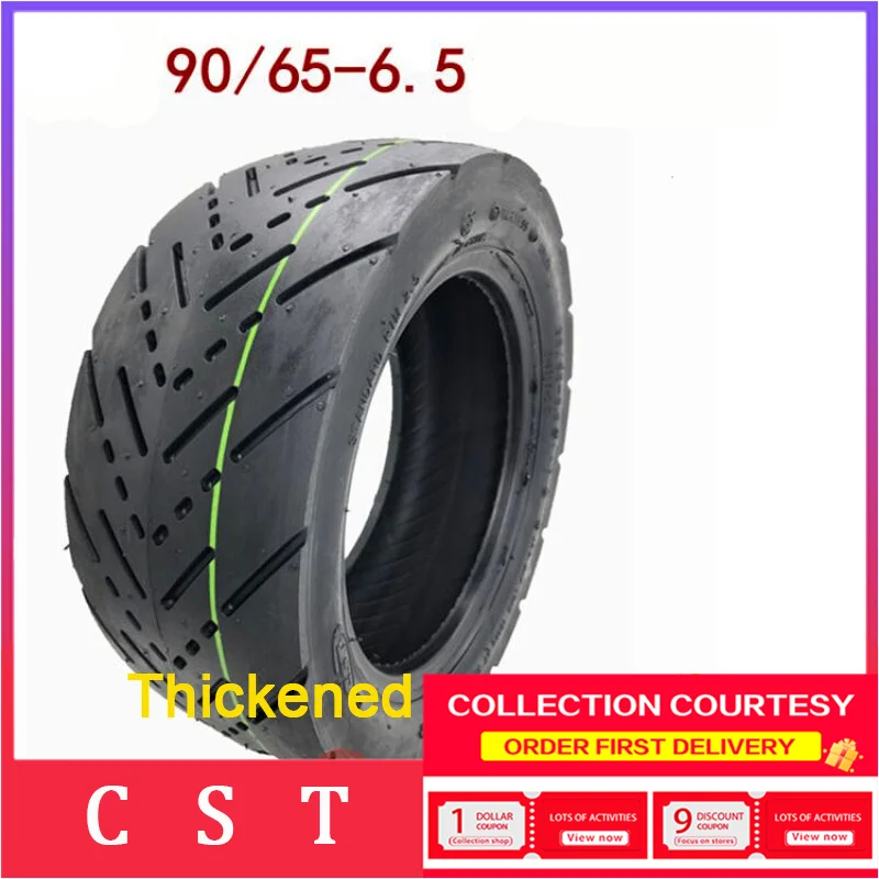 

CST Tire 90/65-6.5 Vacuum 11 Inch Electric Vehicle Trot Thickened Pneumatic Cross Country Inner and Outer