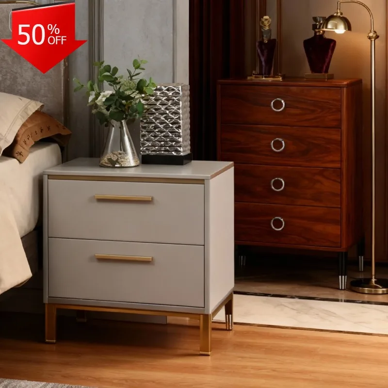 

Kucity Bedside Tables Bed Room Furnitures Living Room Furniture Bedroom Safe Deposit Box Headboards Table Chevet Mid-century