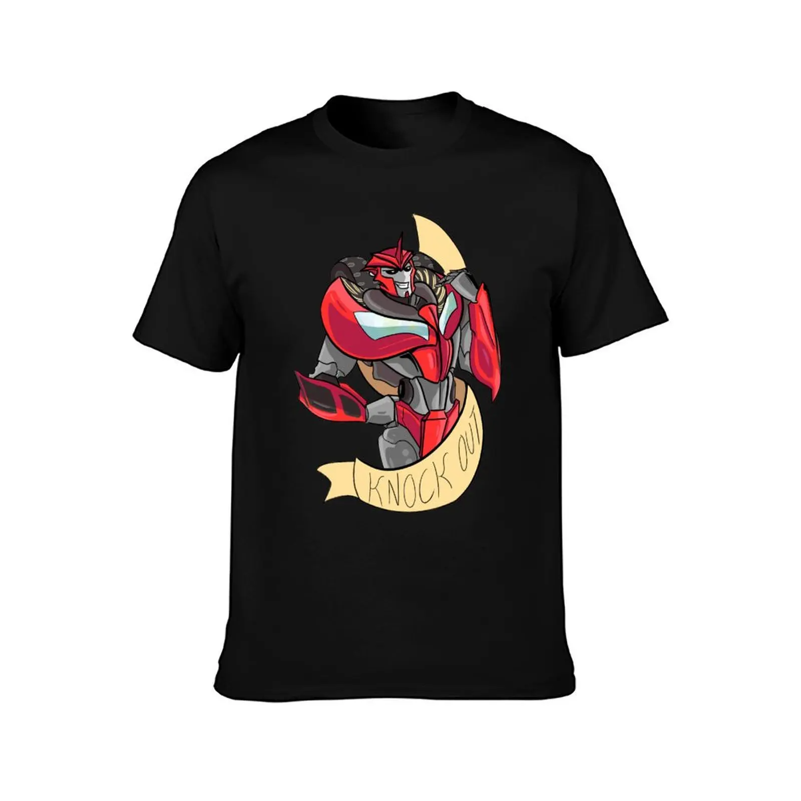 knockout T-Shirt Summer Casual Cotton Tee Oversized Streetwear Tops Vintage Graphic Print Loose Fit Short Sleeve