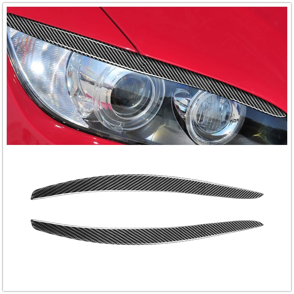 

For BMW 3 Series E92 E93 M3 Coupe 328i 335i Headlight Eyebrow Headlamp Eyelid Trim Front Head Light Cover Brow