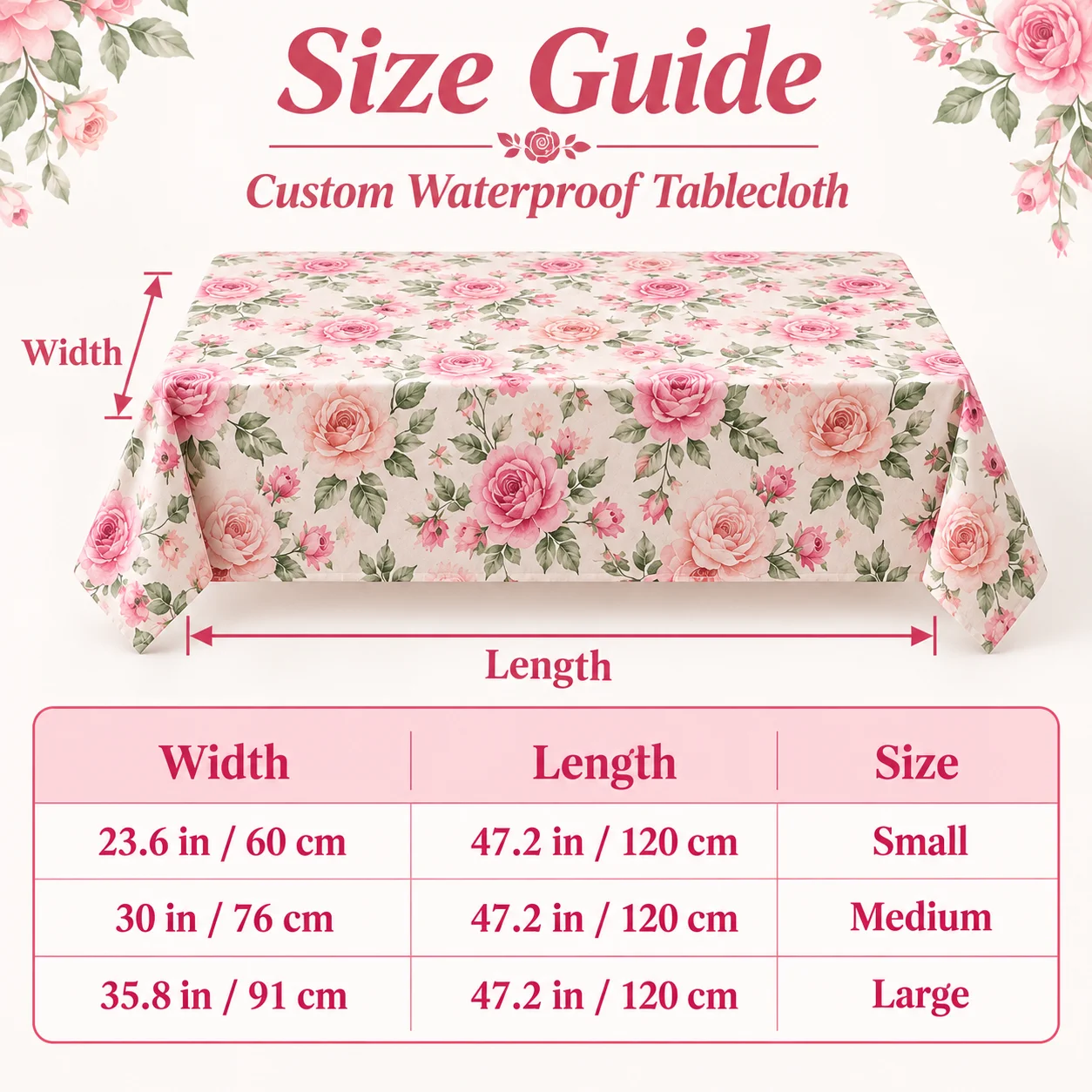Personalized Waterproof Tablec - огляд і ціна Home Textiles Usa
