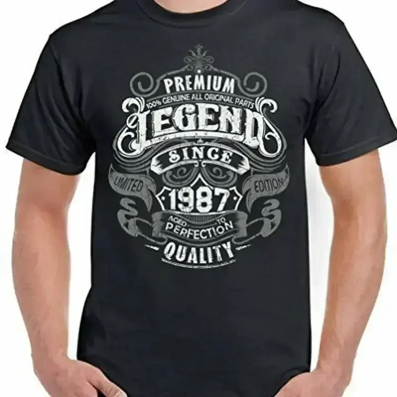 38th Birthday TShirt 1987 Premium Legend Since Mens Funny 38 Year Old Top
