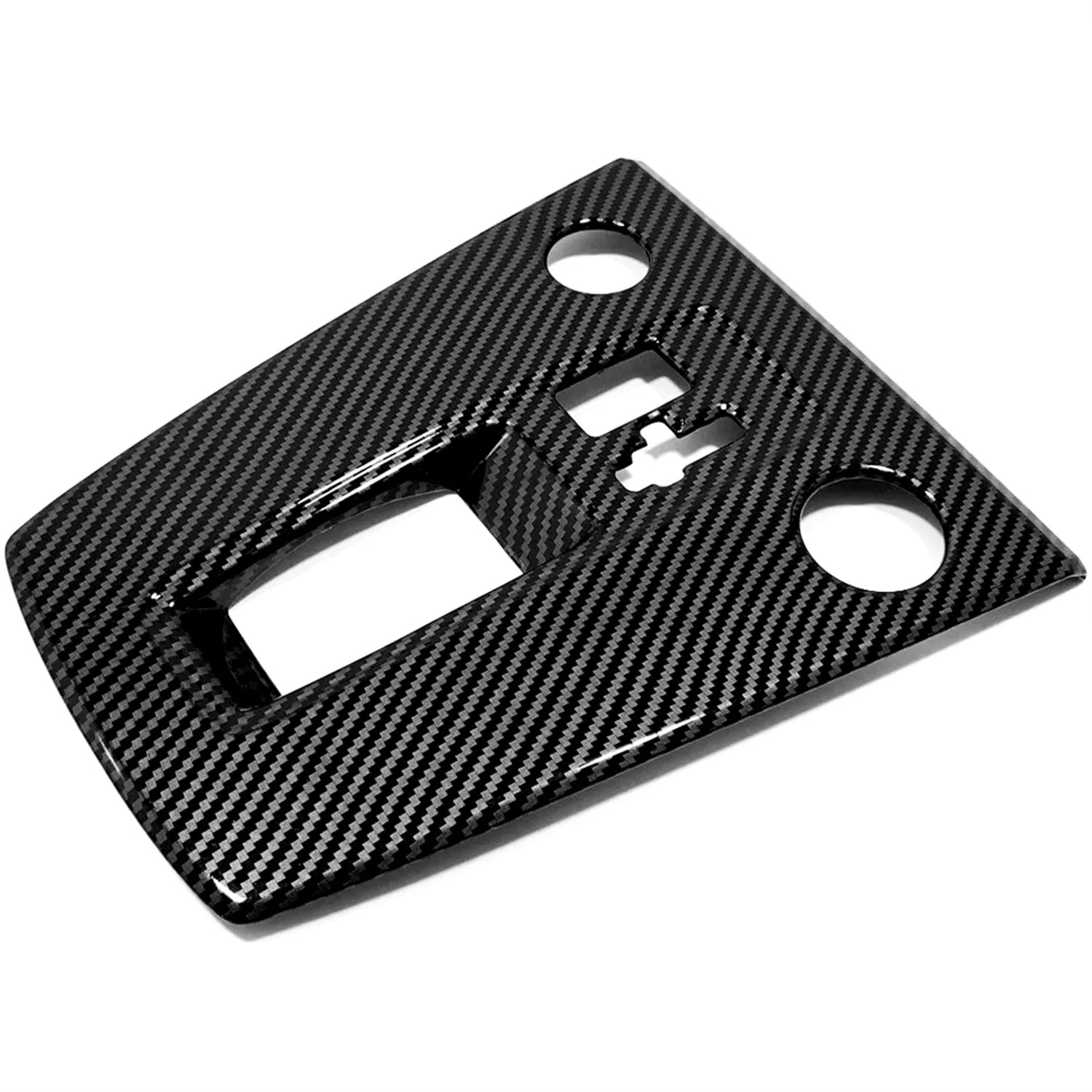 For Audi A3 8Y 2021 2022 2023 LHD!!! Carbon Black Interior Gear Shift Panel Cover Decorative Trim ABS Car Accessories 1pcs