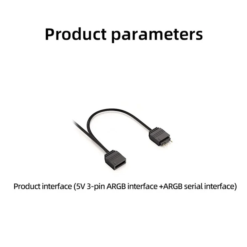 ATX 24-Pin 90° Power Connector Adapter 5V 3 Pin ARGB 24Pin Female To Male 90° Power Adapter DIY For Desktops PC