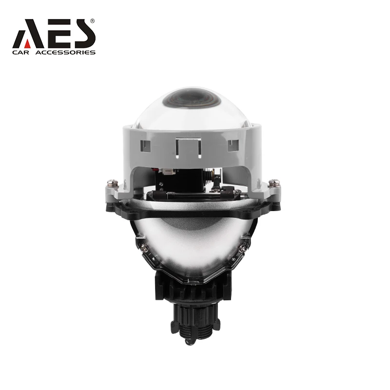 AES 2023 New A20 Bi-LED Projector Lens 3.0inch 6000K 55W Two Usage Base Projector Lens for Car Headlight Retrofit