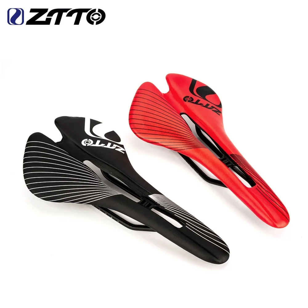 ZTTO Ultralight Road Bike Seat  Hard Racing Saddle Bicycle Seat For XC MTB Mountain Lightweight waterproof Bicycle Cushion 142mm