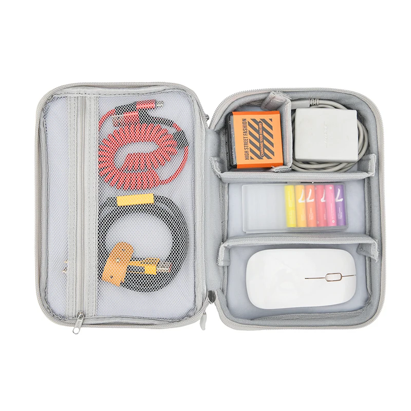 Large Capacity Electronic Storage Bag, Multifunctional Digital Storage Bag, Headphone Hard Drive, Power Bank Portable Power Pack