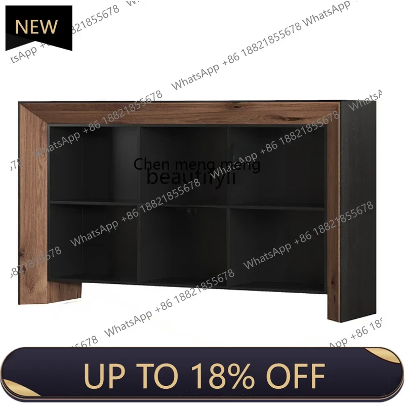 

P178 Vintage Vintage Vintage Six-Grid Storage Cabinet Living Room Decoration Hallway Solid Wood Sideboard