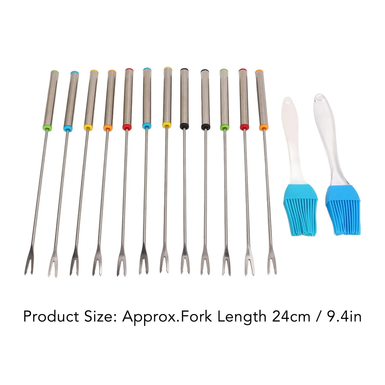 Heat Resistant Fondue Forks Marshmallow Roasting Sticks for picnics