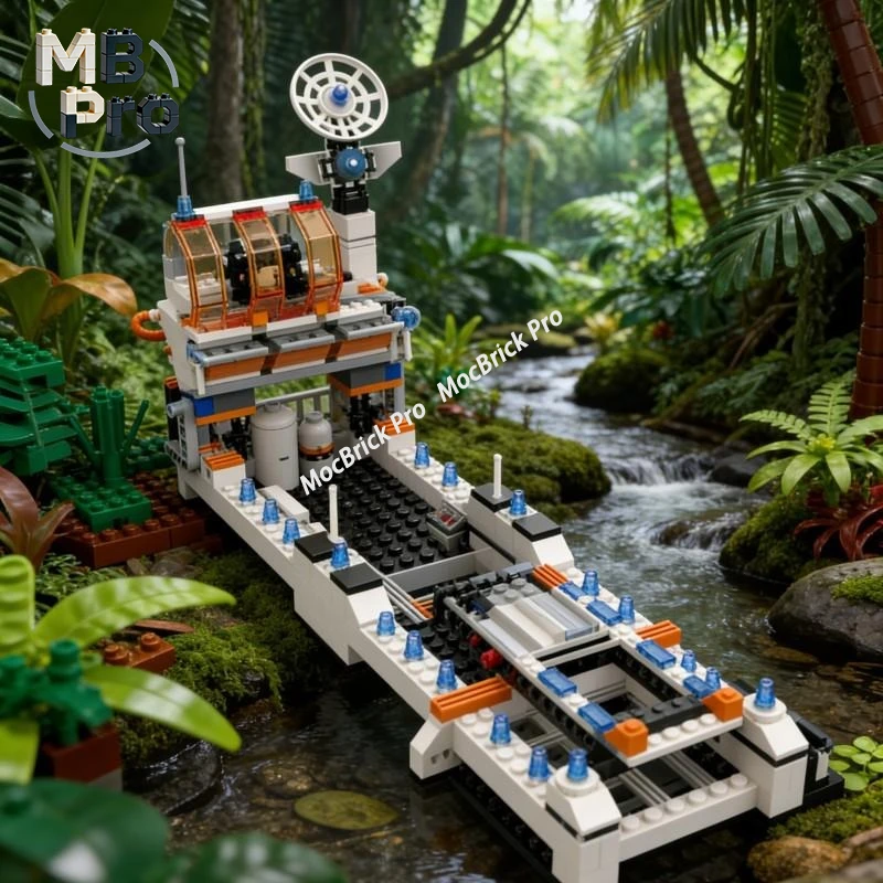 

Конструктор Astro Fighter Launch Pad MOC: Модель-аксессуар для космических сценариев, совместимая с 7695, для взрослых, набор для декорации и демонстрации